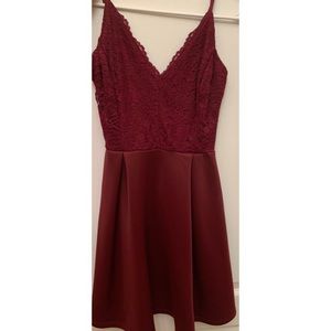 Red dress